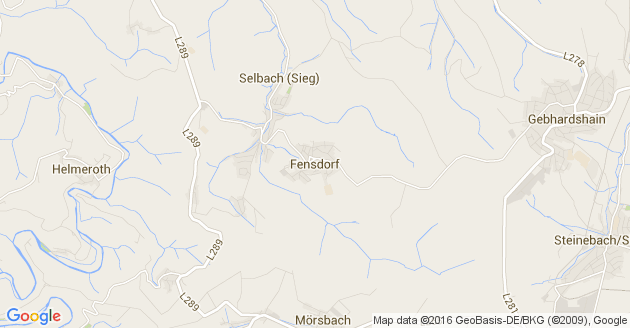 Karte Fensdorf