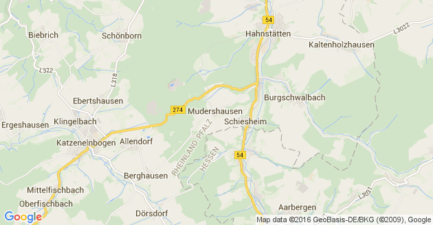 Karte Mudershausen