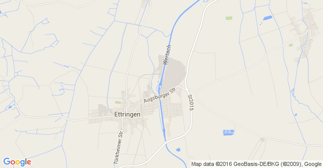 Karte Ettringen Wertach