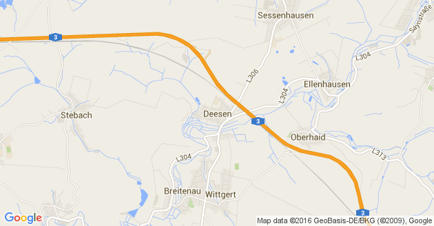 Karte Deesen