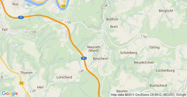 Karte Naurath Wald