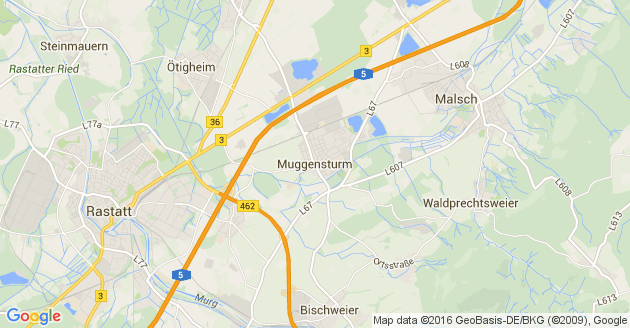 Karte Muggensturm
