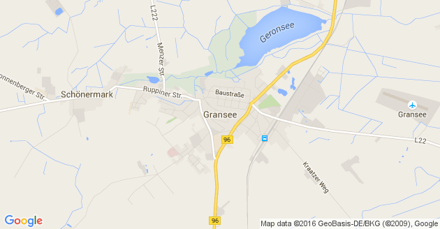 Karte Gransee