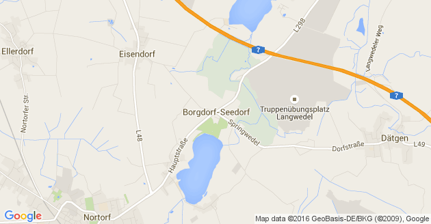 Karte Borgdorf Seedorf