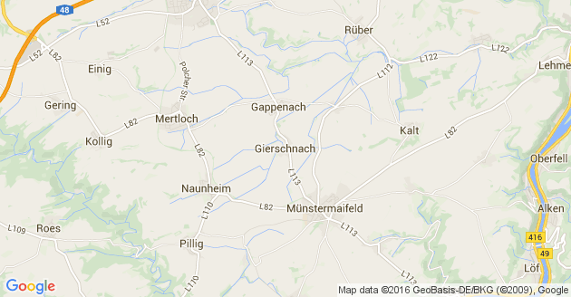 Karte Gierschnach