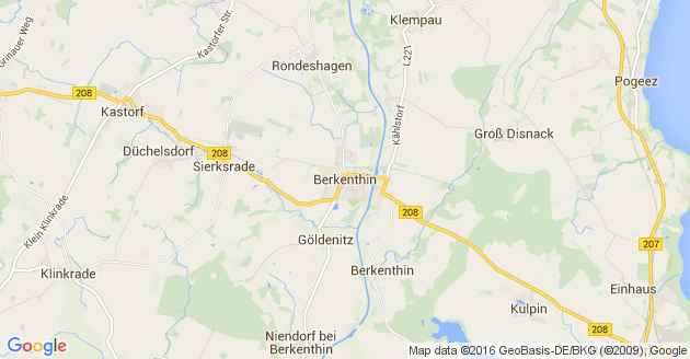 Karte Göldenitz bei Berkenthin