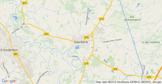 Karte Saerbeck