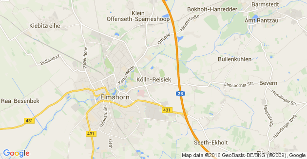 Karte Kölln Reisiek
