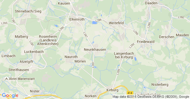 Karte Neunkhausen