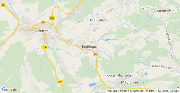 Karte Knittlingen