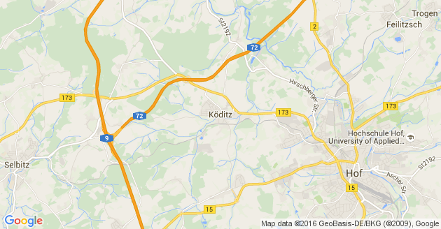 Karte Köditz