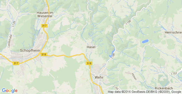 Karte Hasel