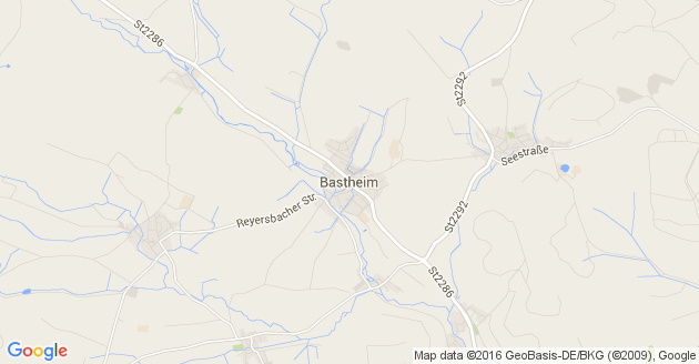 Karte Bastheim