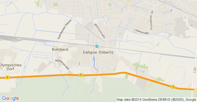 Karte Dallgow Döberitz