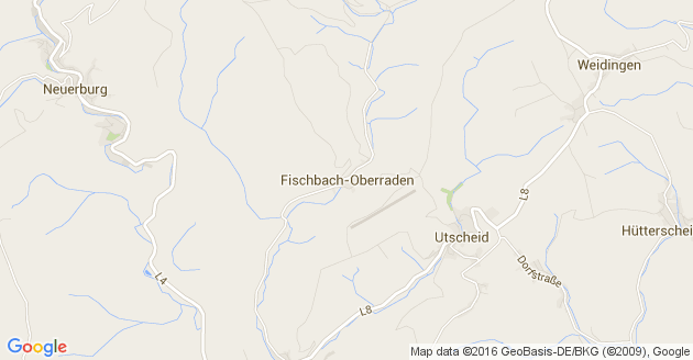 Karte Fischbach Oberraden