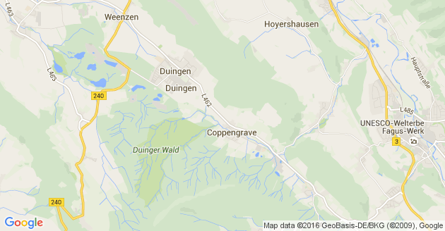 Karte Landwehr bei Alfeld an der Leine