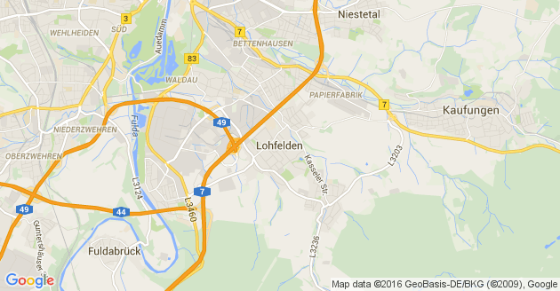Karte Lohfelden