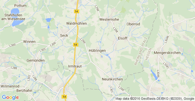 Karte Hüblingen