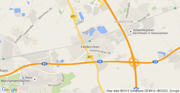 Karte Feldkirchen Kreis München
