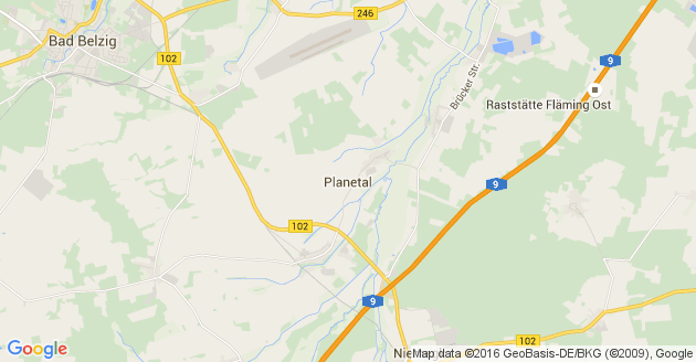 Karte Planetal