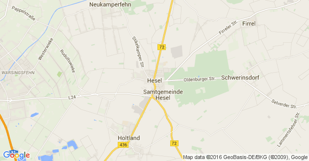 Karte Hesel