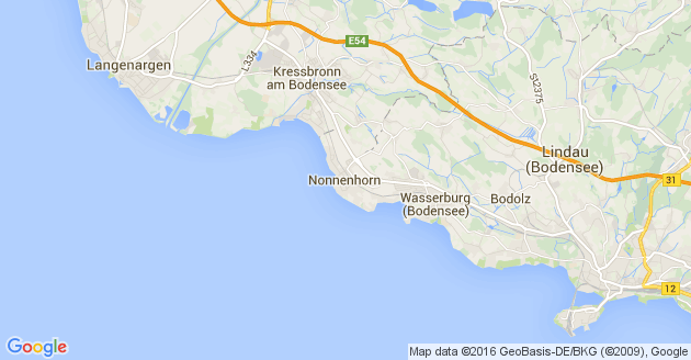 Karte Nonnenhorn