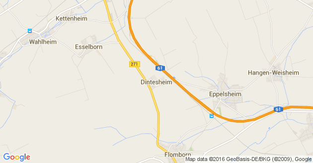 Karte Dintesheim             