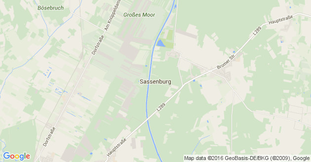 Karte Sassenburg