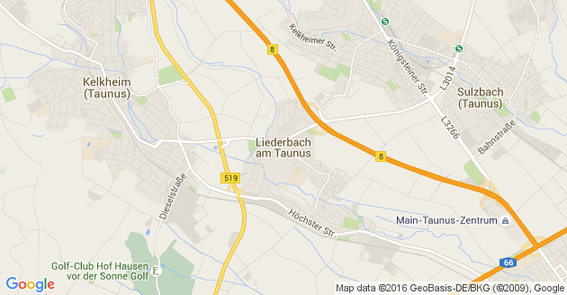 Karte Liederbach