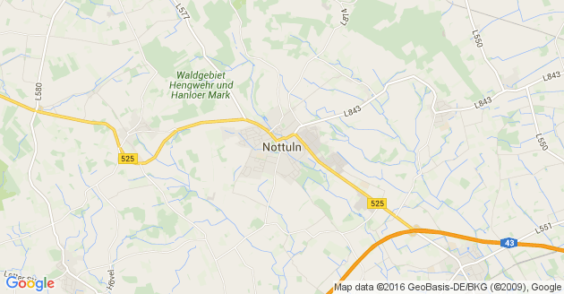 Karte Nottuln