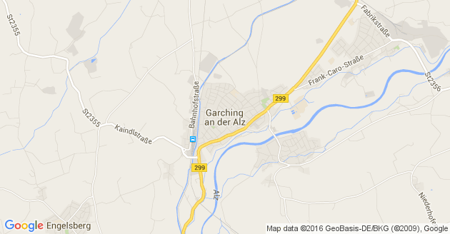 Karte Garching an der Alz
