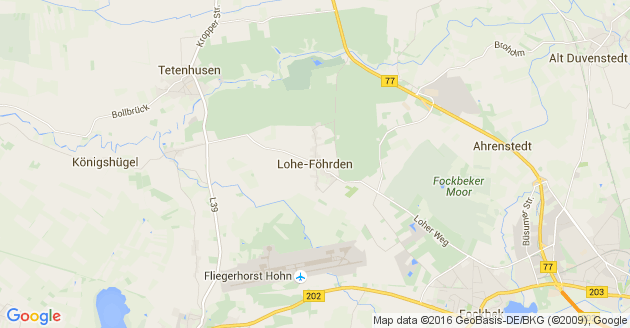 Karte Lohe Föhrden