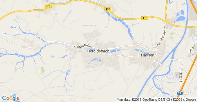 Karte Heroldsbach