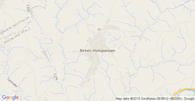 Karte Birken Honigsessen