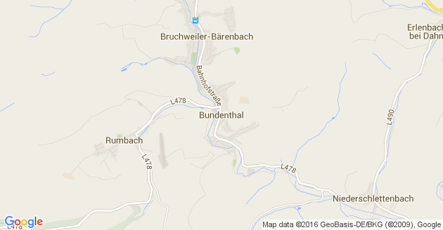 Karte Bundenthal