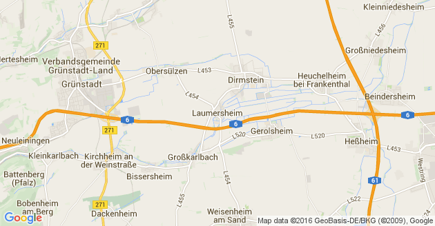 Karte Laumersheim