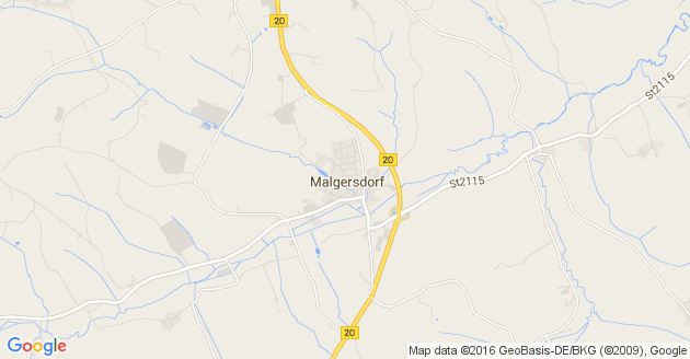 Karte Malgersdorf