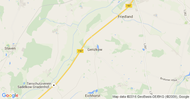 Karte Genzkow