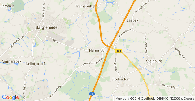 Karte Hammoor