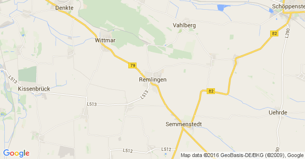 Karte Remlingen Kreis Wolfenbüttel