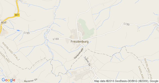 Karte Freudenburg