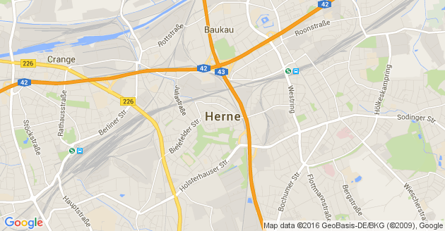 Karte Herne
