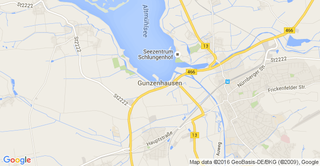 Karte Gunzenhausen