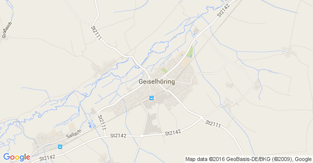 Karte Geiselhöring