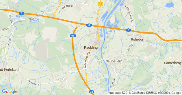 Karte Raubling