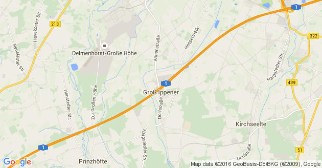 Karte Groß Ippener
