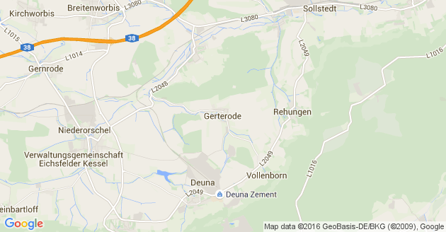 Karte Gerterode