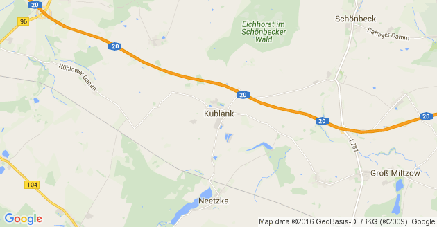 Karte Kublank