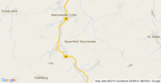 Karte Bayerfeld Steckweiler