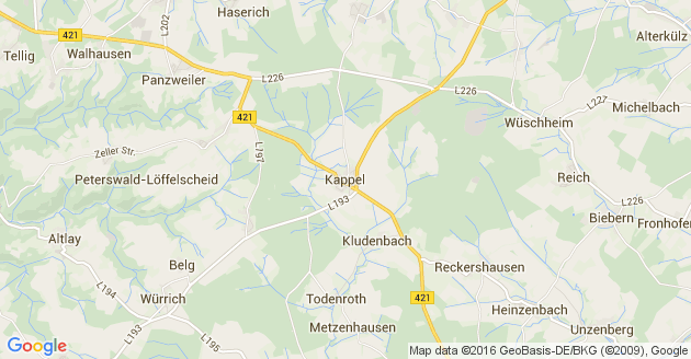 Karte Kappel